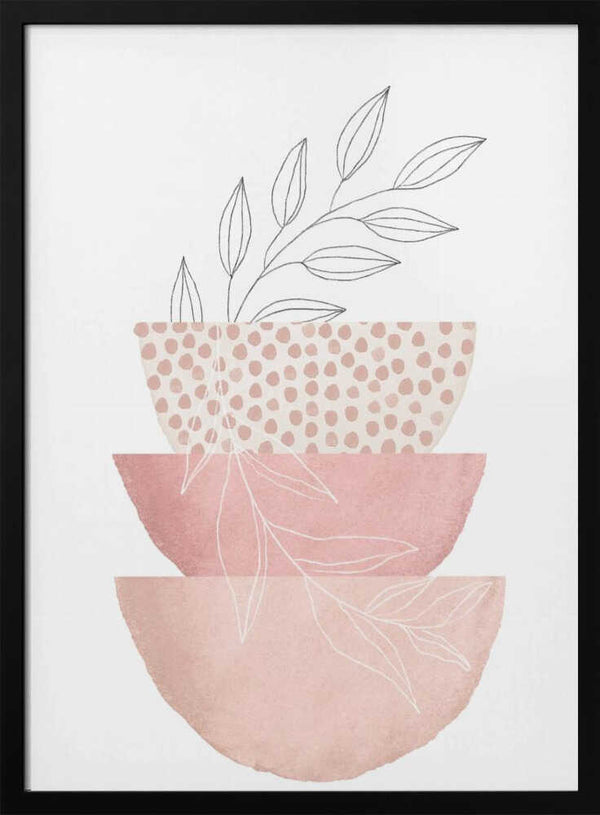 Tablou înramat „Love Pink-3” de Sally Ann Moss