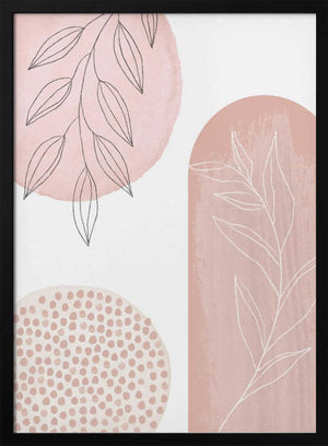 Tablou înramat „Love Pink-1” de Sally Ann Moss