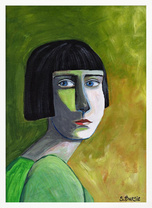 Tablou înramat „Lady with the Look” de Sharyn Bursic