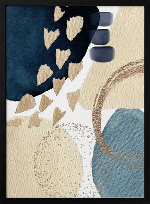 Tablou înramat „Blue Beauty-2” de Sally Ann Moss