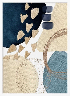 Tablou înramat „Blue Beauty-2” de Sally Ann Moss