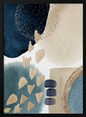 Tablou înramat „Blue Beauty-1” de Sally Ann Moss