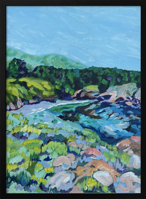 Tablou înramat „Point Lobos” de Pauline Wegman | Key and Sea Creative