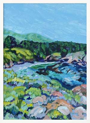 Tablou înramat „Point Lobos” de Pauline Wegman | Key and Sea Creative