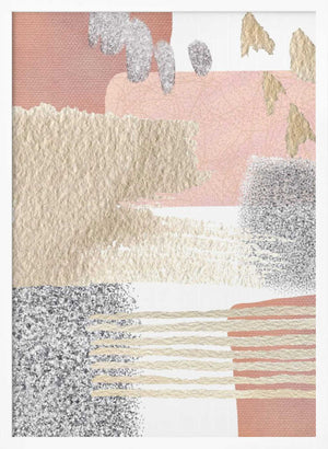 Tablou înramat „Delicate Pink-3” de Sally Ann Moss
