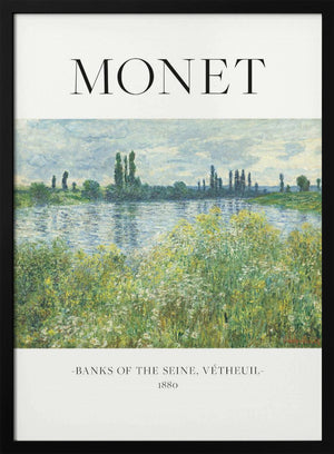 Tablou înramat „Banks Of The Seine” de Claude Monet