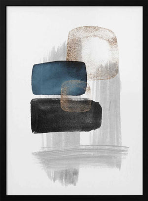 Tablou înramat „Night Blue-1” de Sally Ann Moss