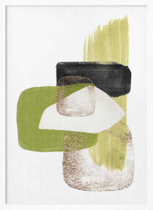Tablou înramat „Green Dream-1” de Sally Ann Moss