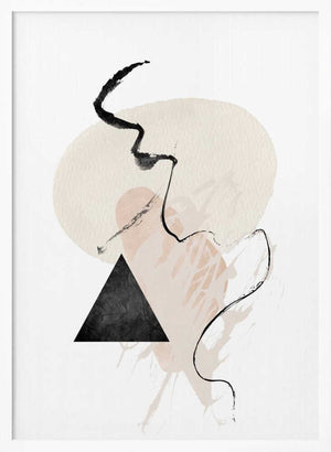 Tablou înramat „Simple-Beige-3” de Sally Ann Moss