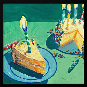 Tablou înramat „Birthday Cake” de Pauline Wegman | Key and Sea Creative