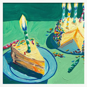 Tablou înramat „Birthday Cake” de Pauline Wegman | Key and Sea Creative