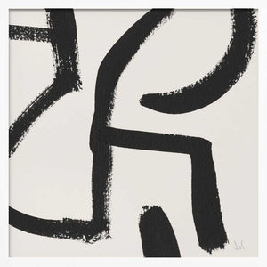 Tablou înramat „Curvy Lines No2” de Dan Hobday