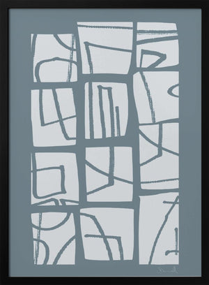 Tablou înramat „Shapes and Lines” de Dan Hobday