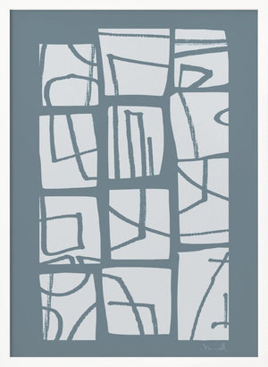 Tablou înramat „Shapes and Lines” de Dan Hobday