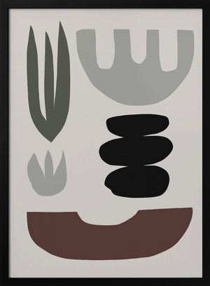 Tablou înramat „Shapes” de Dan Hobday