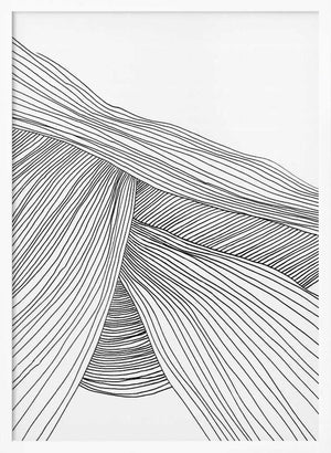 Tablou înramat „Waves” de Dan Hobday