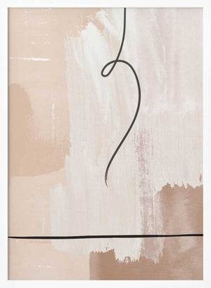 Tablou înramat „Creamy-3” de Sally Ann Moss
