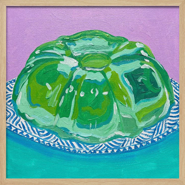 Tablou înramat „Lime Jello” de Pauline Wegman | Key and Sea Creative