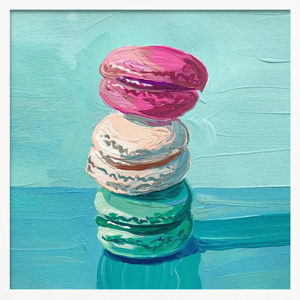 Tablou înramat „Macarons” de Pauline Wegman | Key and Sea Creative