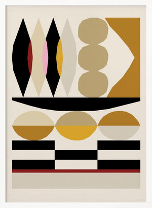 Tablou înramat „Abstract composition 25” de NKTN