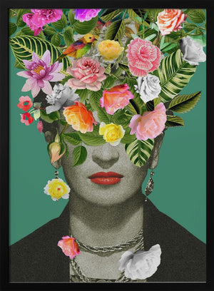 Tablou înramat „Floral Frida” de Frida Floral Studio