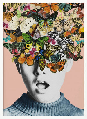 Tablou înramat „Twiggy surprise” de Frida Floral Studio