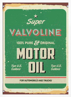 Tablou înramat „Valvoline” de Fadil Roze