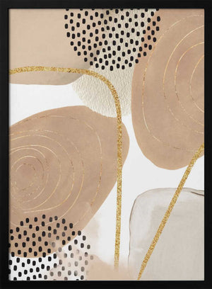 Tablou înramat „Jealous Beige-4” de Sally Ann Moss