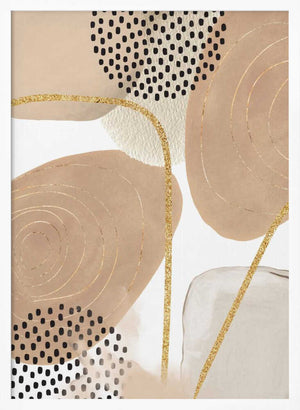 Tablou înramat „Jealous Beige-4” de Sally Ann Moss