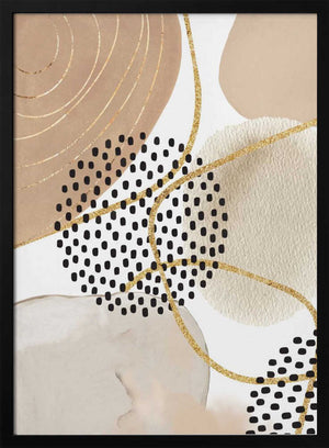 Tablou înramat „Jealous Beige-3” de Sally Ann Moss
