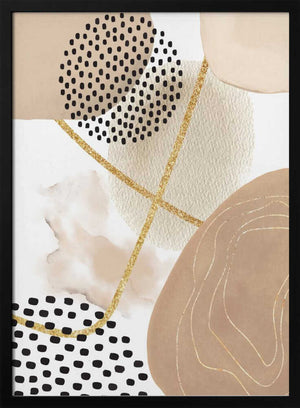 Tablou înramat „Jealous Beige-1” de Sally Ann Moss
