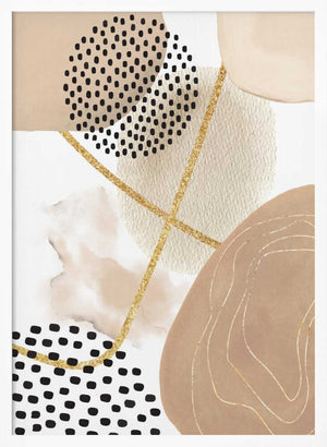 Tablou înramat „Jealous Beige-1” de Sally Ann Moss