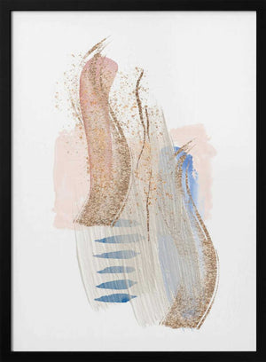 Tablou înramat „Soft Pink Blue 2” de Sally Ann Moss