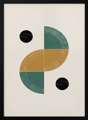 Tablou înramat „Geometric Harmony” de THE MIUUS STUDIO