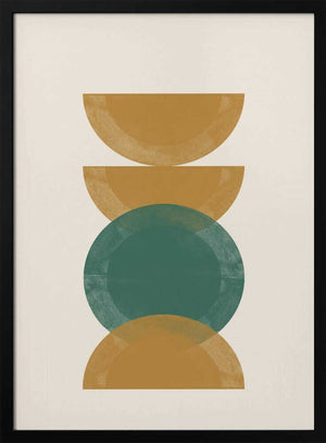 Tablou înramat „Geometric Harmony” de THE MIUUS STUDIO