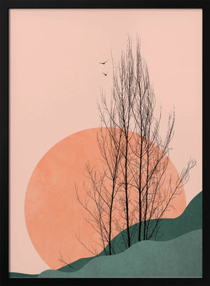 Tablou înramat „Sunset Memories” de Kubistika