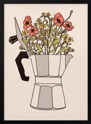Tablou înramat „Moka Flowers” de Florent Bodart