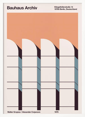 Tablou înramat „Bauhaus Archiv” de Florent Bodart