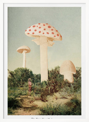 Tablou înramat „The Finest Giant Mushroom” de Florent Bodart