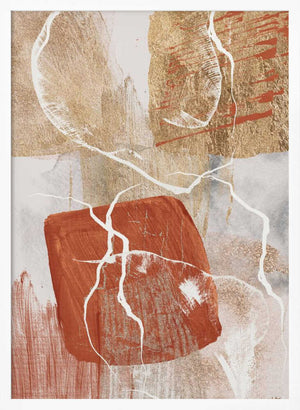 Tablou înramat „Golden globe 1” de Sally Ann Moss