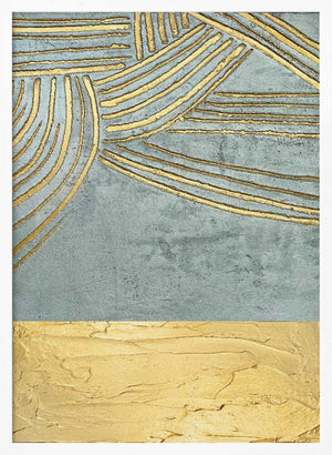 Tablou înramat „Ancient Golden Sun” de Alyson Storms