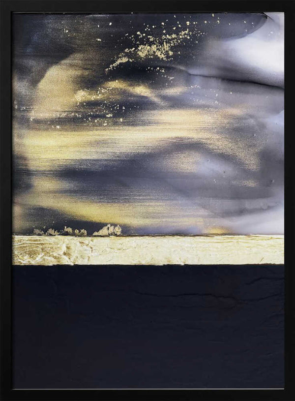 Tablou înramat „Gold Noir 2” de Alyson Storms