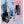 Tablou înramat „Pink and Grey Abstract 3” de Alyson Storms
