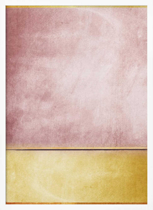 Tablou înramat „Pink and Yellow 3” de Alyson Storms