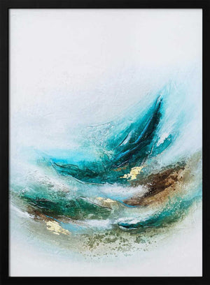 Tablou înramat „Waves Into the Trees” de Alyson Storms