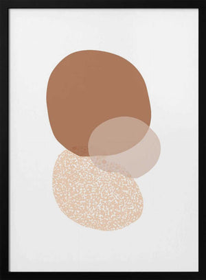 Tablou înramat „Abstract Circle Painting” de Melloi Art Prints