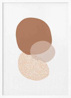 Tablou înramat „Abstract Circle Painting” de Melloi Art Prints