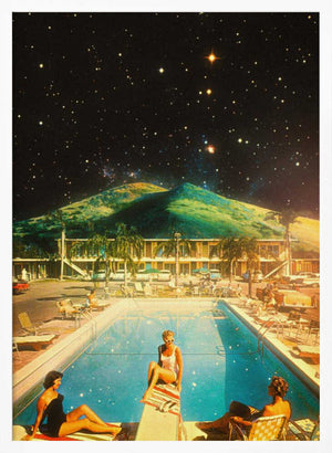 Tablou înramat „Space Pool” de Taudalpoi