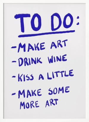 Tablou înramat „Creative To-Do List” de Athene Fritsch