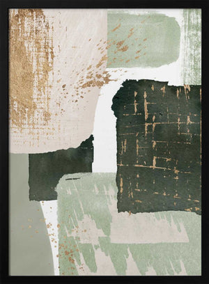 Tablou înramat „Green of Curiosity-3” de Sally Ann Moss